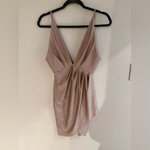 Elegant Icy Lavender Sleeveless Dress